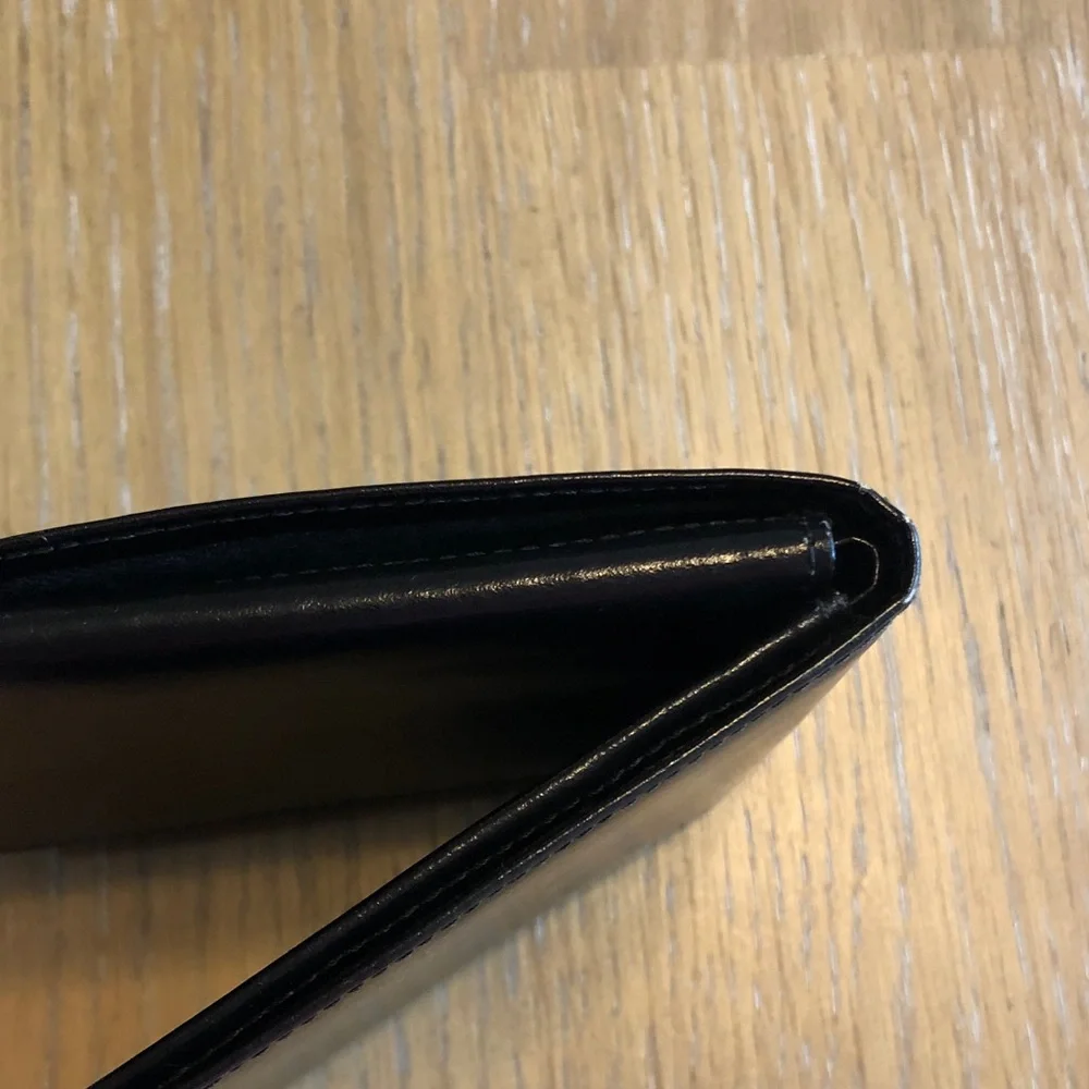 Classic Black Leather Wallet